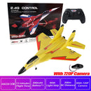 Rc Plane SU 57 Radio Controlled Airplane with Light Fixed Wing Hand Throwing Foam Electric Remote Control Plane toys for kids
