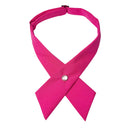 Crisscross bow tie fashionsolid color detachable collar jk Apparel Accessories