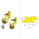 DexMRtiC SMA Male / Female RF Coax Adapter Connector Straight Right Angle T Type Splitter Goldplated NEW Wholesale