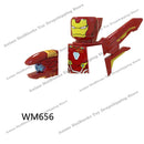 WM blocks 6052 6055 6056 6061 6063 6068 6071 6132 Disney anime bricks mini action toy figures Assemble blocks kids toys gifts
