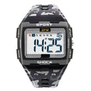 Big Numbers Easy to Read 5ATM Water Resistant Men Digital Watch Outdoor Sport