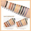 QIBEST Pearlescent Silkworm Eyeshadow Pen Lasting Waterproof Shiny Pigment Cosmetics Glitter Matte Nude Eye Shadow Pencil Makeup