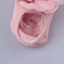 Lovely Pearl Bows Newborn Baby Girl Headband Socks Set Lace Flower Baby Hair Band Turban Baby Little Girl Hair Accessories