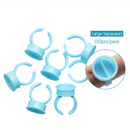 100pcs Disposable Ring Caps Microblading Tattoo Ink Cup For Permanent Pigment Holder Rings Accessories Makeup Tattoo Tools