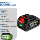 Rechargeable Lithium Ion Battery.for Makita interface.7500mAh Lithium Battery.15000mAh Lithium Battery.22500mAh Battery.EU Plug