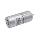 JGA25-370 Geared motor DC motor 6V 12V electric gear motor high torque 5/10/15/30/60/100/150/200/300/400/500/1000/1200 rpm