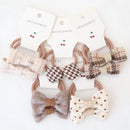 10Pcs/Lot Sweet Hair Band Girls Hair Ties Bows Elastic Rubber Band Flower Small Ball Scrunchies Baby Kids Hair Accessories Gift