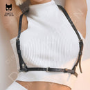 Sexy Body Bondage Women Leg Harness Belts Leather Harness Women Garter Belt Tight Garter Suspenders Straps Stockings With Belt