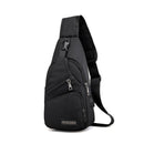Men Anti Theft Chest Bag Shoulder Bags USB Charging Crossbody Package School Short Trip Messengers Bags Men&