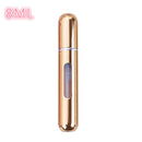 5ML/8ML Mini Small Perfume Refillable Bottle Portable Aluminum Atomizer Travel Refill Perfume Spray Bottle Cosmetic Container