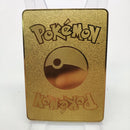10000HP Arceus Vmax DIY Golden Pokemon Cards in English Iron Metal Pokmo Letters Kids Gift Game Collection Cards