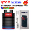 Thinkcar Thinkdiag Old Version All System Software Free 1Year Car Diagnostic Tool Bluetooth OBD2 Scanner Easydiag Thinkdiag