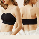 Strapless Bra Large Size Thin Section Gather Lace Non-Slip Bras Invisible Bra Lift Push Up Beautiful Back Women&
