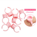 100pcs Disposable Ring Caps Microblading Tattoo Ink Cup For Permanent Pigment Holder Rings Accessories Makeup Tattoo Tools