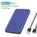 ORICO MicroB USB3.0 2.5" External Storage HDD Case SATA 5Gbps HDD SSD Hard Drive Enclosure Support UASP for PC Laptop