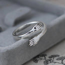 1pcs Titanium Steel Eagle Dragon Claw Halloween Skull Ring Hot Selling Men&
