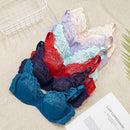Women Bras Fashion Sexy Lace Bra Push Up Plus Size Bralette Thin Cup Underwire Bras Underwire Lingerie Underwear Top C D Cup