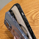 Luxury For Magsafe Magnetic Charging Transparent Silicone Case for iPhone 14 Plus 13 12 11 Pro Max Protector Shockproof Cover