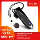 New Bee Bluetooth 5.0 Wireless Headphones Headset Earbuds Earphones with Mic 24Hrs Mini Handsfree Earpiece for iPhone xiaomi