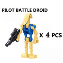 Disney R2-D2 Building Blocks C-3PO General Grievous R4-P17 K-2SO IG88 Battle Buzz Droid Star Bricks Action Figures Christmas Toy