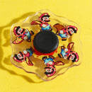 Animated Fidget Spinner Toys Fun Cool Dynamical Anti Stress Changes Rotating Finger Tip Spinning Cartton Toy Games for Kids