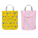2 Baby Stroller Organizer Bag Mummy Diaper Bag Hook Baby Carriage Large Capacity Travel Wet Bags Stroller Accessories Cup Holder