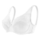 Women Bras Fashion Sexy Lace Bra Push Up Plus Size Bralette Thin Cup Underwire Bras Underwire Lingerie Underwear Top C D Cup