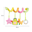 Infant Toddler Rattles Toys For Baby Stroller Crib Soft Rabbit Bear Style Pram Hanging Toys Plush Appease Doll Bed Accessories