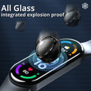 10D Film Glass for Xiaomi Mi band 6 5 7 4 Screen Protector Miband 6 5 Smart Watchband Full Protective Cover Case Strap Bracelet