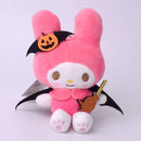 Sanrio 10cm Kuromi My Melody KT Cat PC Dog Hello Kitty Keychain Anime Plush Figure Pendant Accessories Cute Animals Toys