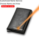 Carbon Fiber Rfid Card Holder Men Wallets Money Bag Male Vintage Black Male Purse 2022 Small Leather Mini Slim Wallets Walets