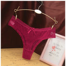 Women Sexy Lace Jacquard Thong Women&