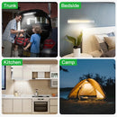 LED Closet Light 160 LEDs Lamp with Motion Sensor Light Kitchen Lighting USB Rechargeable Under Cabinet Lights for Bedroom