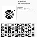 Montessori Baby Visual Stimulation Card Toys Black White Flash Cards High Contrast Visual Stimulation Learning Montessori Cards