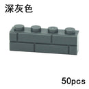 Thick Wall Figures Bricks Compatible 98283 15533 DIY 1x2 1x3 1x4 1+2 Dots Building Blocks Educational House Contruction Toys