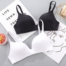 Sexy No Wire Push Up Underwear Women Seamless Bra Girls Students Breathable Thin Bras Female&