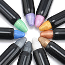 15 Colors Highlighter Eyeshadow Pencil Waterproof Glitter Matte Nude Eye Shadow Makeup Pigment Cosmetics White Eyeliner Pen