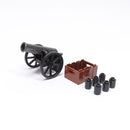 MOC Military SWAT Weapon WW2 Toy Gun Sandbag Cannon Building Blocks Bricks Toys for Children Kids Gifts DIY Toy Military