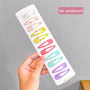 10pcs Snap Hair Clips for Girls Clip Pins BB Hairpins Color Metal Barrettes for Baby Children Women Girls Styling Accessories