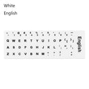 Keyboard Stickers Alphabet Layout English Russian Spanish Deutsch Arabic Laptop Desktop Tool Wear-resistant Non-slip Stickers