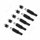 12V 3A 5.5mm 2.1mm Plug Socket DC Connectors DC Power Socket Male Female Jack Screw Nut Panel Mount DC Power Adapter Connector