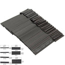 100Pcs Heat shrink tube kit Insulation Sleeving Polyolefin Shrinking Assorted Heat Shrink Tubing Wire Cable
