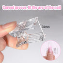 Acrylic Nail Clip Transparent Gel Quick Building Nail Tips Clips Fingernail Extension UV Clamps Manicure Art Builder Tools Set