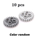 MOC Gear Series Gear Rotating Platform Gear Rack and Gear Differential High-tech Parts Small Particles Building Blocks Toys