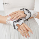 New Fake sleeves autumn winter wild sweater decorative sleeves pleated wrist Pleated organ fake sleeves universal fake cuff