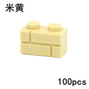 Thick Wall Figures Bricks Compatible 98283 15533 DIY 1x2 1x3 1x4 1+2 Dots Building Blocks Educational House Contruction Toys