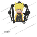 WM6109 Naruto blocks anime Sasuke Kakashi Madara Zetsu Might Guy Rock Lee mini action toy figures Assemble bricks toys kid gifts