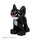 Big Size Building Blocks Cat Dog Pig Rabbit Model Accessories Compatible Bricks Farm Animals Set Assemble Education Toys For Kid