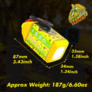 2PCS CNHL 4S 6S 14.8V 22.2V Lipo Battery 1100mAh 1300mAh 1500mAh 100C With XT60 For FPV Airplane Drone Quadcopter Helicopter