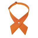 Crisscross bow tie fashionsolid color detachable collar jk Apparel Accessories